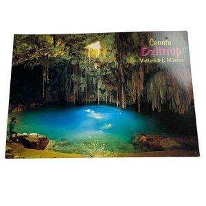 Vintage Cenote Dzitnup Valladolid Mexico Non Topographical Standard Postcard u